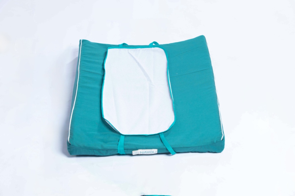 Matelas à langer bleu