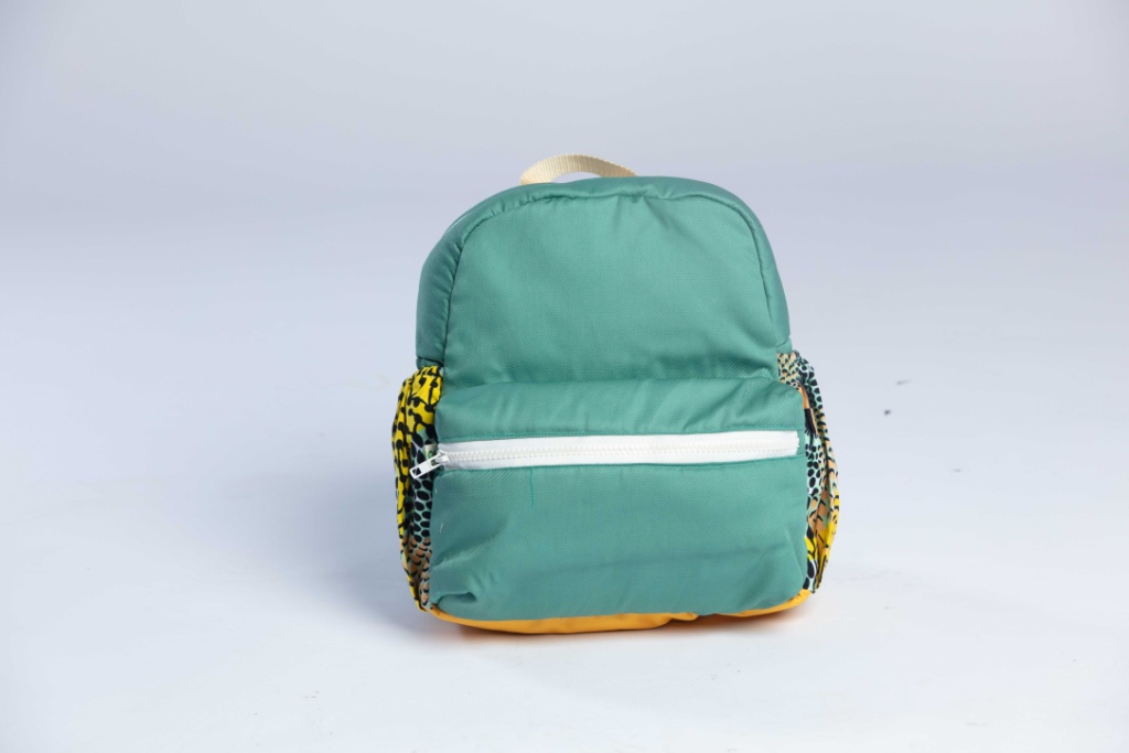 Sac à dos poche pagne vert d'eau petit